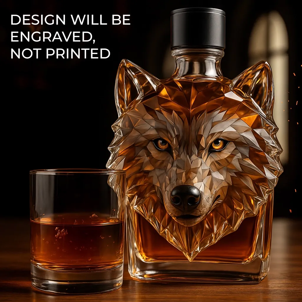 Custom Whiskey Bottle - Personalized Birthday Gifts For Dad, Grandpa, Wine, Bourbon, Whiskey Lovers - Alpha Vibes Only